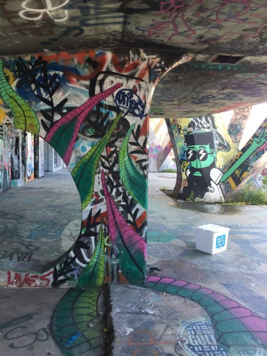 The Miami Marine Stadium Just Got a Gigantic New Mural by Miami Artist  HoxxoH